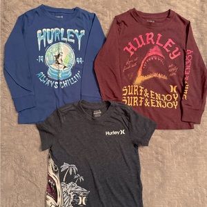 Hurley 5T Little Boys Bundle- Shirts